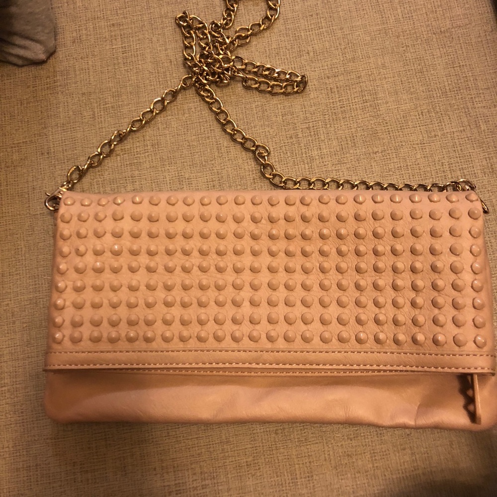 Light pink clutch/crossbody